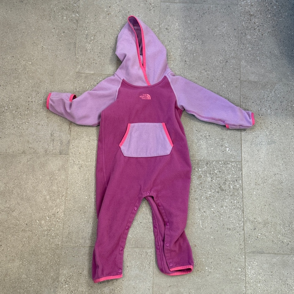 The North Face 12-18 Girls Fleece Snow Suit